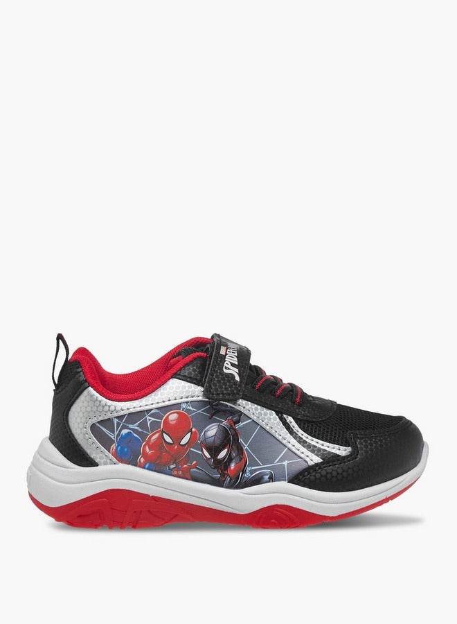 MARVEL Boys Light-Up Spider-Man Print Sneakers - Image 1